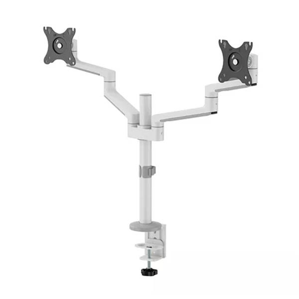 Neomounts Next Lite bras d'écran compact pour 2 moniteurs (avec pince et passe-câbles) - blanc 204014 - 9