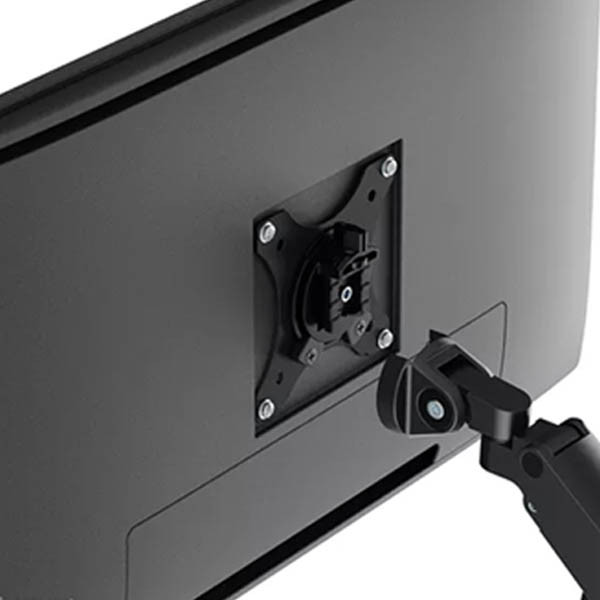 Neomounts Next Slim bras d'écran à ressort à gaz pour 1 écran (avec pince et passe-câble) - noir 204018 - 3