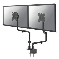 Neomounts bras pour 2 écrans (avec pince) - noir FPMA-D010DBLACK 200301