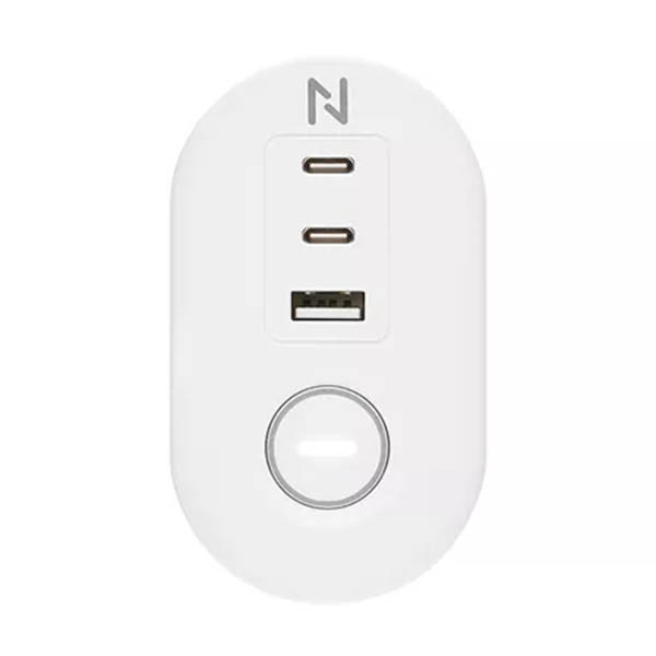 Neomounts multiprise de bureau avec 3 prises et 3 ports USB - blanc 204029 - 5