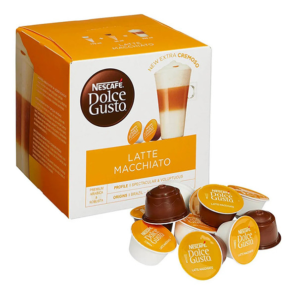 Nescafe Dolce Gusto Nescafé Dolce Gusto latte macchiato (16 capsules) 53906 423152 - 2