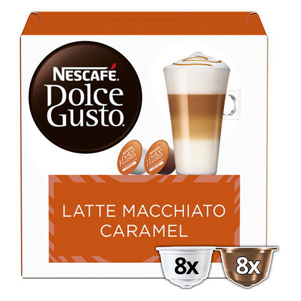 Nescafe Dolce Gusto Nescafé Dolce Gusto latte macchiato caramel (16 pièces) 53905 423312 - 2