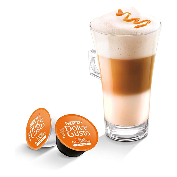 Nescafe Dolce Gusto Nescafé Dolce Gusto latte macchiato caramel (16 pièces) 53905 423312 - 3