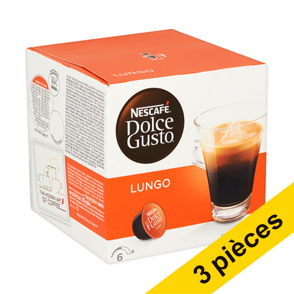 Offre : 3x Nescafé Dolce Gusto capsules Lungo (16 capsules) 423170 - 1