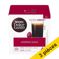 Offre : 3x Nescafe Dolce Gusto Americano capsules de café (16 pièces)