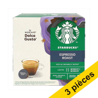 Offre : 3x Nescafe Dolce Gusto Starbucks Espresso Roast capsules de café (12 pièces)