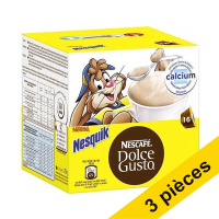 Offre : 3x Nescafe Dolce Gusto capsules Nesquik Chocolat Chaud (16 pièces)