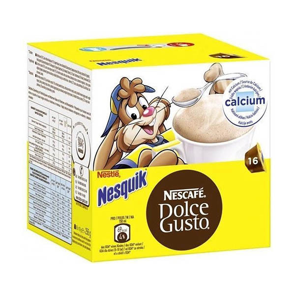 Nescafe Dolce Gusto capsules Nesquik Chocolat Chaud (16 pièces) 422977 - 1