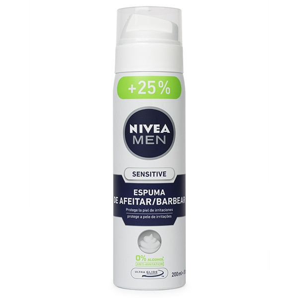 Nivea Men Sensitive mousse à raser (250 ml) SNI05173 - 1