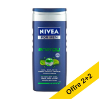 Offre : 4x Nivea Men Energy gel douche (250 ml)