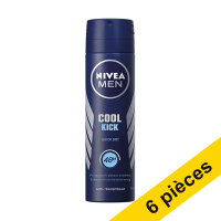 Offre : 6x Nivea Cool Kick déodorant spray pour homme (150 ml)