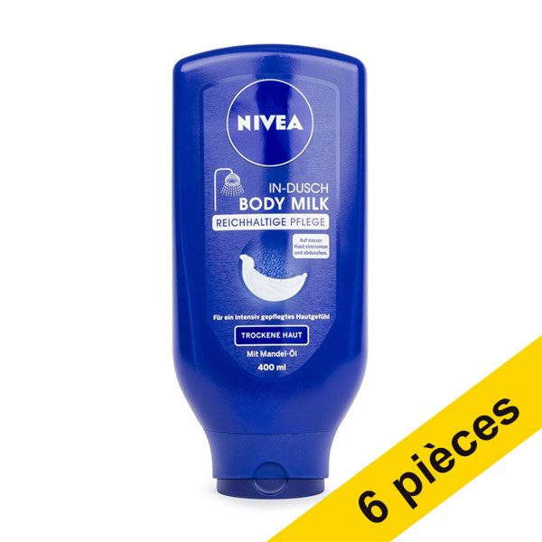 Nivea Offre : 6x Nivea lait corps sous la douche (400 ml)  SNI05390 - 1