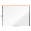 Nobo Essence tableau blanc magnétique en acier laqué 120 x 90 cm 1905211 247535 - 2