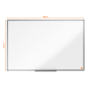 Nobo Essence tableau blanc magnétique en acier laqué 90 x 60 cm 1905210 247534 - 2