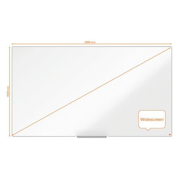 Nobo Impression Pro Widescreen tableau blanc magnétique émaillé 188 x 106 cm 1915252 247405 - 1