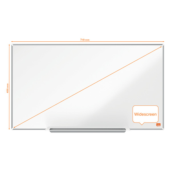 Nobo Impression Pro Widescreen tableau blanc magnétique émaillé 71 x 40 cm 1915248 247401 - 1