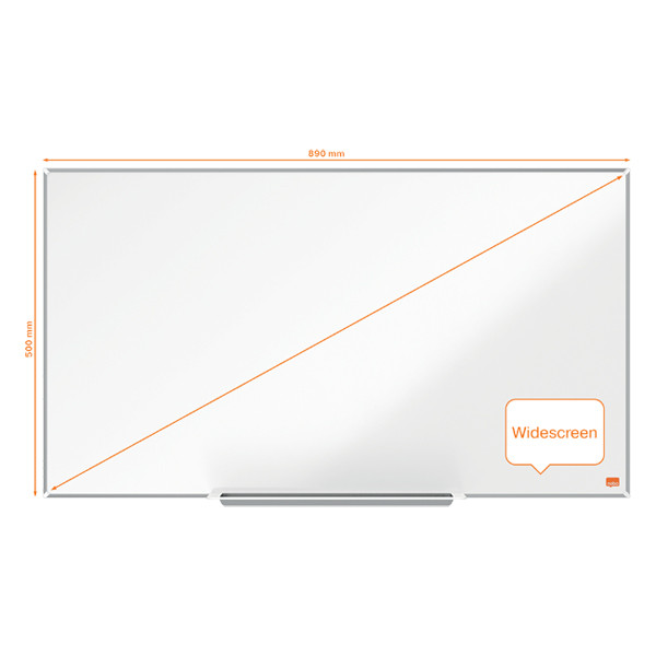 Nobo Impression Pro Widescreen tableau blanc magnétique émaillé 89 x 50 cm 1915249 247402 - 1