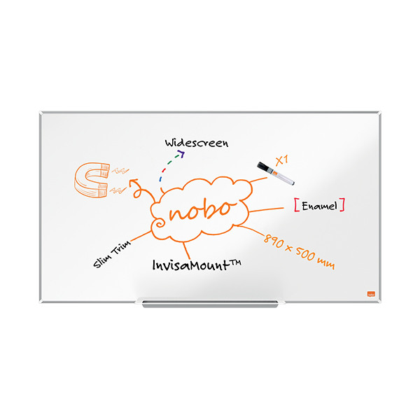Nobo Impression Pro Widescreen tableau blanc magnétique émaillé 89 x 50 cm 1915249 247402 - 5