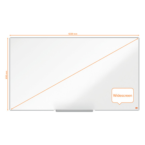 Nobo Impression Pro Widescreen tableau blanc magnétique en acier laqué 122 x 69 cm 1915255 247398 - 1