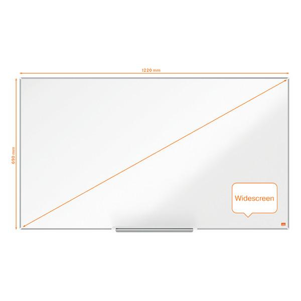 Nobo Impression Pro Widescreen tableau blanc magnétique en acier laqué 122 x 69 cm 1915255 247398 - 3