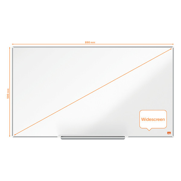 Nobo Impression Pro Widescreen tableau blanc magnétique en acier laqué 89 x 50 cm 1915254 247397 - 3