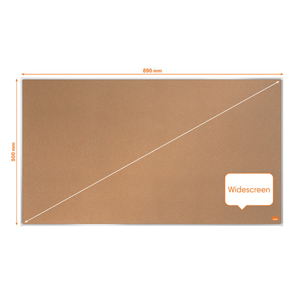 Nobo Impression Pro Widescreen tableau d'affichage en liège 89 x 50 cm 1915415 247385 - 3
