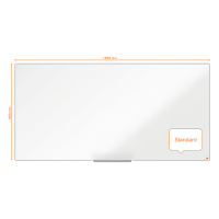 Nobo Impression Pro tableau blanc magnétique en acier laqué 180 x 90 cm 1915405 247392