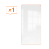 Nobo Move & Meet tableau blanc portable 180 x 90 cm cadre orange 1915565 247433 - 2