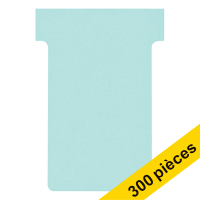Offre : 3x Nobo fiches T taille 2 (100 fiches) - bleu clair