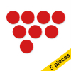 Offre : 5x Nobo aimants 20 mm (8 pièces) - rouge 247496 - 1