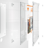 Nobo Premium Plus cadre d'affichage mobile acrylique transparent A3 1.915.599 247472 - 4