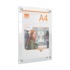 Nobo Premium Plus cadre d'affichage mobile acrylique transparent A4 1.915.600 247473 - 3