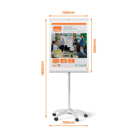 Nobo Premium Plus flipchart mobile en acier 213471