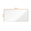 Nobo Premium Plus tableau blanc magnétique émaillé 240 x 120 cm 247561 - 2