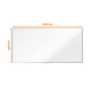Nobo Premium Plus tableau blanc magnétique acier laqué 240 x 120 cm 247553 - 2