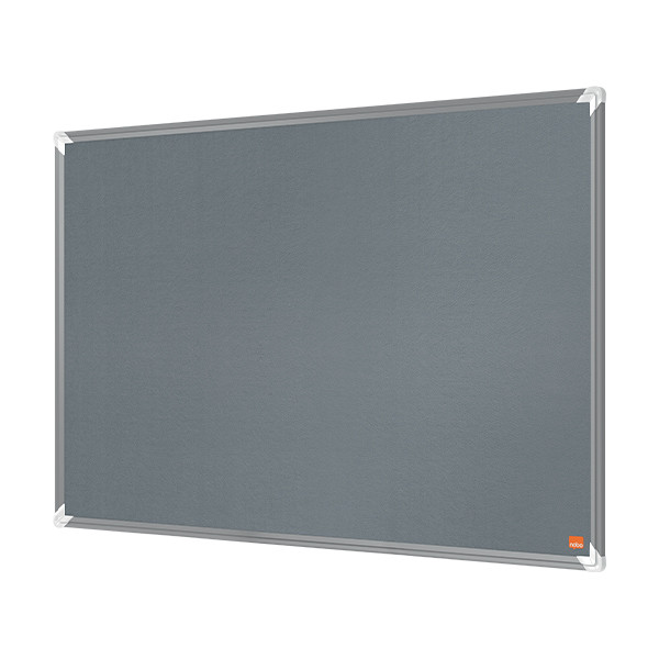 Nobo Premium Plus tableau d'affichage en feutre 90 x 60 cm - gris 1915195 247413 - 2