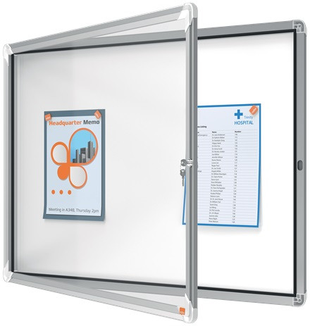 Nobo Premium Plus vitrine pour extérieur 8 x A4 métal 1902579 247486 - 6