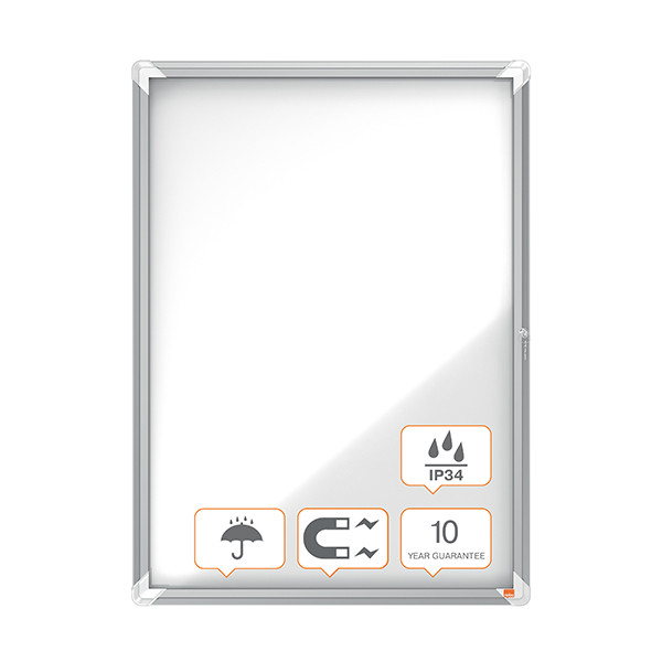 Nobo Premium Plus vitrine pour extérieur 9 x A4 métal 247487 - 2