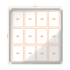 Nobo Premium Plus vitrine pour extérieure 12 x A4 métal 1902581 247488