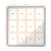 Nobo Premium Plus vitrine pour extérieure 12 x A4 métal 1902581 247488 - 1