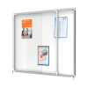 Nobo Premium Plus vitrine pour intérieur 15 x A4 métal 1902609 247481 - 2