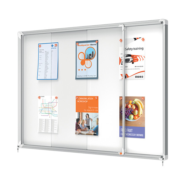 Nobo Premium Plus vitrine pour intérieur 18 x A4 métal 1902571 247482 - 4