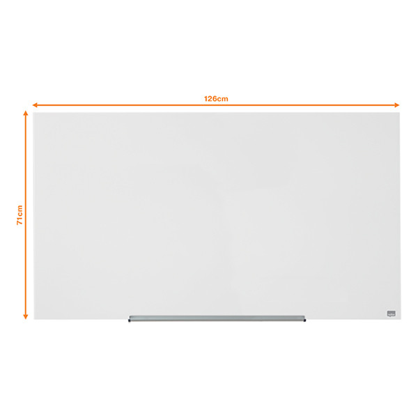 Nobo Widescreen tableau en verre magnétique (126 x 71,1 cm) - blanc 1905177 247329 - 2