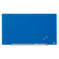 Nobo Widescreen tableau en verre magnétique (67,7 x 38,1 cm) - bleu 1905187 247323