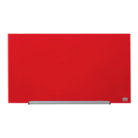 Nobo Widescreen tableau en verre magnétique (67,7 x 38,1 cm) - rouge 1905183 247322