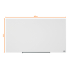 Nobo Widescreen tableau en verre magnétique (99,3 x 55,9 cm) - blanc 1905176 247325 - 2