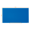 Nobo Widescreen tableau en verre magnétique (99,3 x 55,9 cm) - bleu 1905188 247327 - 2