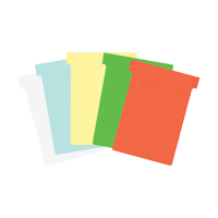 Nobo assortiment de fiches T taille 3 (5 couleurs)  247504