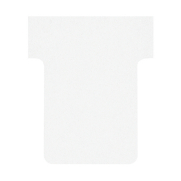 Nobo fiches T taille 1,5 (100 fiches) - blanc 2001502 247029
