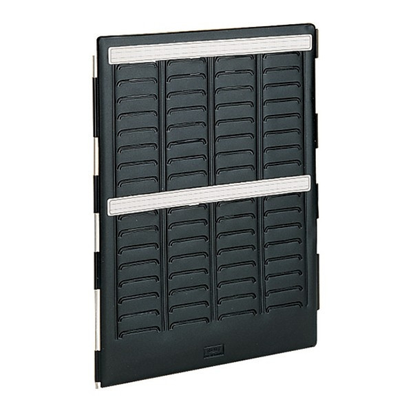 Nobo page intérieure pour mini-planificateur à fiches T 1,5 (4 panneaux, 17 emplacements) 3084100 247354 - 1